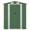 Durable Green Garden Shed - Galvanised Steel, Spacious Design