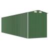 Durable Green Garden Shed - Galvanised Steel, Spacious Design