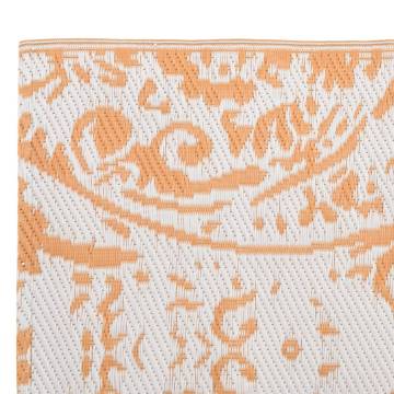 Trendy Outdoor Carpet Orange & White 80x250 cm | Hipomarket