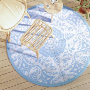 Outdoor Carpet Baby Blue Ø160 cm - Durable & UV-Resistant