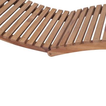 Folding Sun Loungers 2 pcs | Solid Teak Wood | Hipomarket