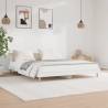 Bed Frame High Gloss White 200x200 cm Engineered Wood Colour high gloss white Size 200 x 200 cm 