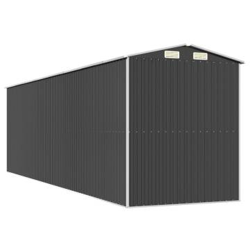 Anthracite Garden Shed - Durable Galvanised Steel Storage