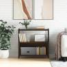 Bookshelf Brown Oak 80x30x78.5 cm | Durable & Stylish Design