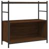 Bookshelf Brown Oak 80x30x78.5 cm | Durable & Stylish Design