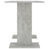 Concrete Grey Dining Table 110x60 cm - Stylish & Durable