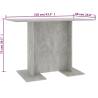 Concrete Grey Dining Table 110x60 cm - Stylish & Durable