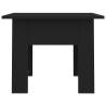 Stylish Black Coffee Table 55x55 cm - Hipomarket UK