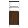 Bookshelf Brown Oak 80x30x78.5 cm | Durable & Stylish Design