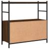 Bookshelf Brown Oak 80x30x78.5 cm | Durable & Stylish Design