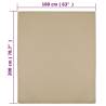 Jersey Fitted Sheet Taupe 160x200 cm - Comfort & Style