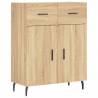 Stylish Highboard Sonoma Oak - 69.5x34x180 cm | HipoMarket