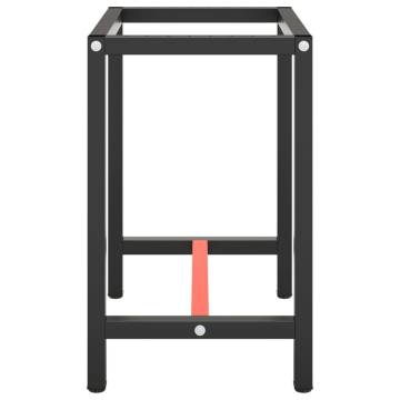 Durable Work Bench Frame - Matte Black & Red - 70x50x79 cm