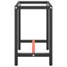 Durable Work Bench Frame - Matte Black & Red - 70x50x79 cm