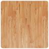 Square Table Top Light Brown - Solid Oak 70x70cm | HipoMarket