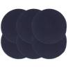 Placemats 6 pcs Plain Navy Blue 38 cm Round Cotton Colour navy blue Quantity in Package 6 Material cotton 