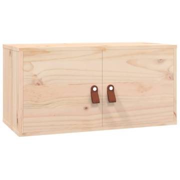 Solid Pine Wall Cabinets - 2 pcs | Stylish & Practical Storage