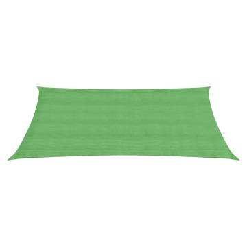 Light Green Sunshade Sail 4x6 m HDPE - UV Protection