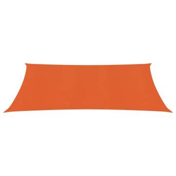 Sunshade Sail 160 g/m² Orange 2.5x3.5 m - HDPE Protection