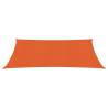 Sunshade Sail 160 g/m² Orange 2.5x3.5 m - HDPE Protection