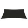 Sunshade Sail 160 g/m² Black 2x3 m HDPE | HipoMarket