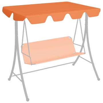 Replacement Canopy for Garden Swing - Orange - 188x145 cm