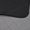 Double-sided Quilted Bedspread Black/Grey 220x240 cm - Hipomarket