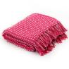 Throw Cotton Squares 220x250 cm Pink Colour pink Size 220 x 250 cm Quantity in Package 1 