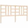 Solid Pine Super King Bed Frame 180x200 cm with Headboard | Hipo Marke