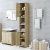 Sonoma Oak Bathroom Cabinet - Stylish Storage Solution