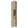 Sonoma Oak Bathroom Cabinet - Stylish Storage Solution