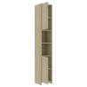 Sonoma Oak Bathroom Cabinet - Stylish Storage Solution