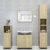 Sonoma Oak Bathroom Cabinet - Stylish Storage Solution