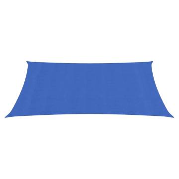 Blue Sunshade Sail 2x3m | HDPE | 90% UV Protection