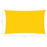 Sunshade Sail 160 g/m² Yellow 2x5 m - HDPE Outdoor Shelter