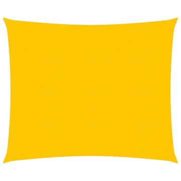 Sunshade Sail 3x3m Yellow - UV & Mould Resistant HDPE