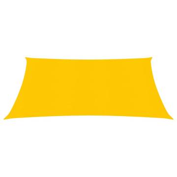 Sunshade Sail 3x3m Yellow - UV & Mould Resistant HDPE