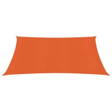 Sunshade Sail 160g/m² Orange 3x3m HDPE | Hipomarket