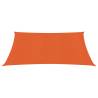 Sunshade Sail 160g/m² Orange 3x3m HDPE | Hipomarket