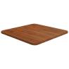 Square Table Top Dark Brown 40x40x1.5cm Treated Solid Wood Oak Colour dark brown Size 40 x 40 x 1.5 cm Quantity in Package 1 