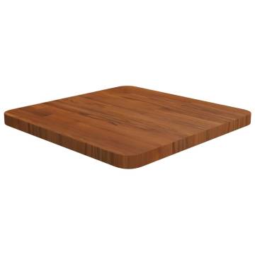 Square Dark Brown Oak Table Top - 40x40cm | Hipomarket