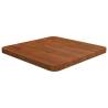 Square Table Top Dark Brown 40x40x2.5cm Treated Solid Wood Oak Colour dark brown Size 40 x 40 x 2.5 cm Quantity in Package 1 