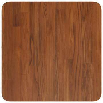 Square Dark Brown Oak Table Top - 40x40cm | Hipomarket