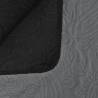 Double-sided Quilted Bedspread 230x260 cm - Grey & Black