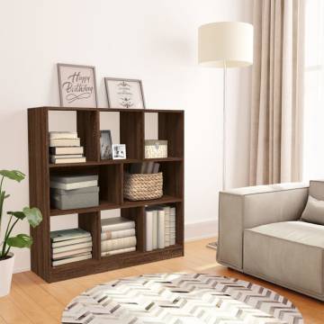 Book Cabinet Brown Oak 97.5x29.5x100 cm - Stylish Storage Solution