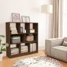 Book Cabinet Brown Oak 97.5x29.5x100 cm Engineered Wood Colour brown oak Quantity in Package 1 