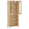 Elegant Highboard Sonoma Oak - 69.5x34x180 cm | HipoMarket