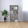 Book Cabinet/Sideboard Grey Sonoma 66x30x130 cm Engineered Wood Colour grey sonoma Size 66 x 30 x 130 cm Quantity in Package 1 