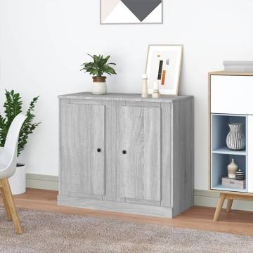 Grey Sonoma Sideboards 2 pcs | Stylish Storage Solutions