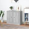 Sideboards 2 pcs Grey Sonoma 37.5x35.5x67.5 cm Engineered Wood Colour grey sonoma Quantity in Package 2 